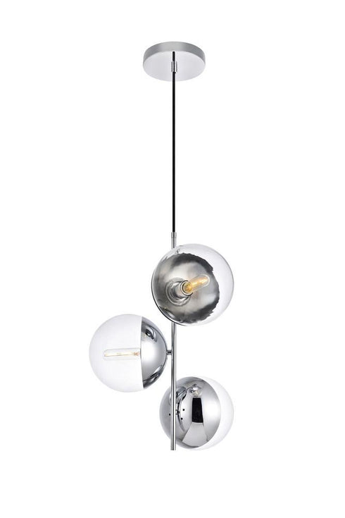 Elegant Lighting Eclipse 3 Light Pendant Model: LD6125C