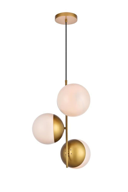 Living District Eclipse 3 Light Pendant Model: LD6126BR
