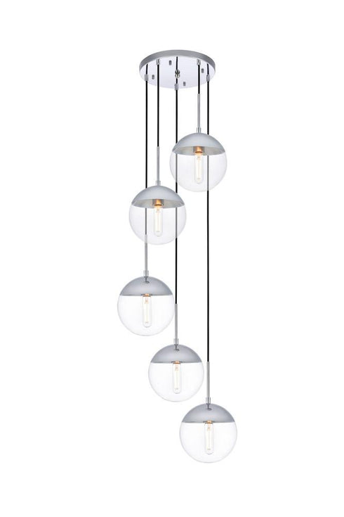 Elegant Lighting Eclipse 5 Light Pendant Model: LD6077C