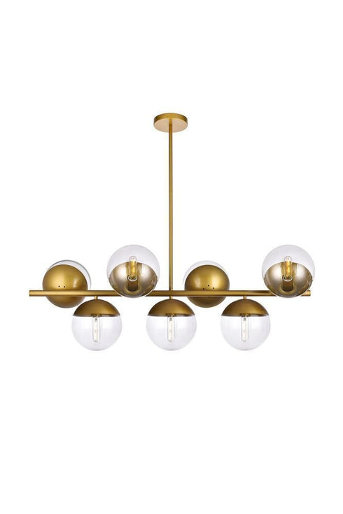 Living District Eclipse 7 Light Pendant Model: LD6139BR