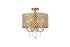Living District Elise 4 Light Flush Mount Model: LD710F17BK