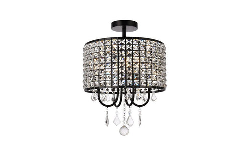 Living District Elise 4 Light Flush Mount Model: LD712F14BR
