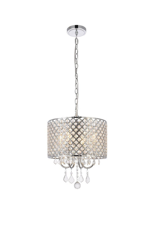Living District Elise 4 Light Pendant Model: LD711D14BK