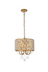 Living District Elise 4 Light Pendant Model: LD713D14BK