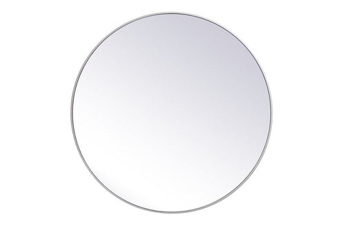 Elegant Lighting Eternity Metal Frame Round Mirror 45 Inch In Brass Model: MR4845BR