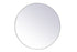 Elegant Lighting Eternity Metal Frame Round Mirror 45 Inch In Brass Model: MR4845BR