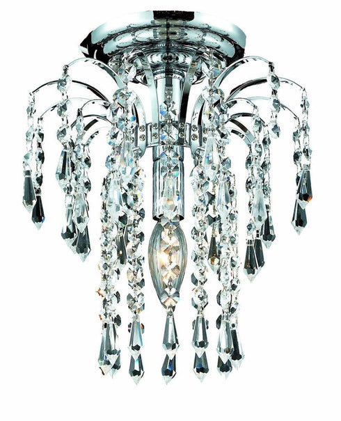 Elegant Lighting Falls 1 Light Flush Mount Model: V6801F9C/RC
