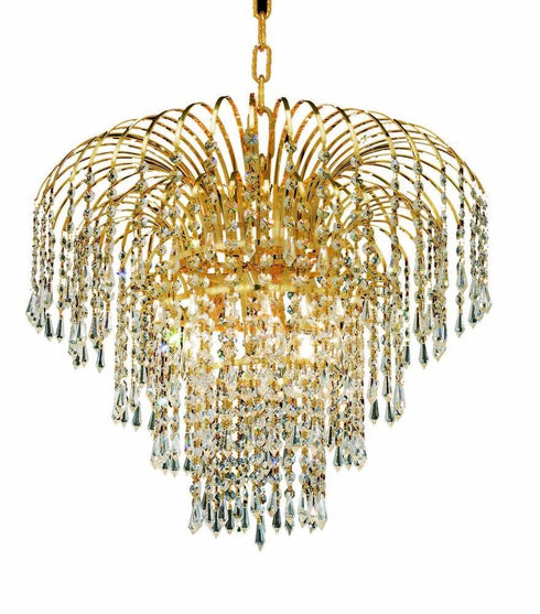 Elegant Lighting Falls 6 Light Chandelier Model: V6801D21C/RC