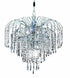 Elegant Lighting Falls 6 Light Pendant Model: V6801D19C/RC