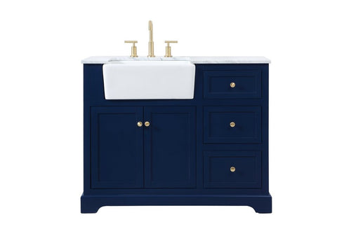 Elegant Decor Franklin 42 Inch Single Bathroom Vanity In Natural Model: VF60242NW