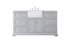 Elegant Decor Franklin 60 Inch Double Bathroom Vanity In Driftwood Model: VF60260DDW