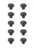 Elegant Decor Garlande 1.2 Inch Diameter Matte Black Model: KB2007-MB-10PK