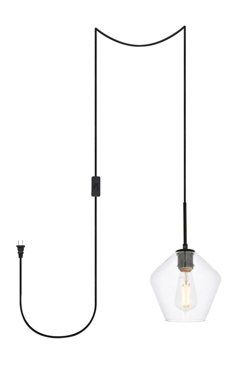 Living District Gene 1 Light Pendant Model: LDPG2256BK