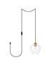 Living District Gene 1 Light Pendant Model: LDPG2256BK