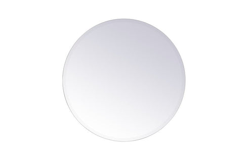Elegant Decor Gracin Round Mirror 24 Inch In Clear Model: MR401924