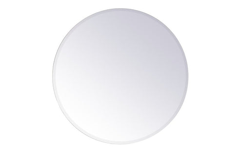 Elegant Decor Gracin Round Mirror 24 Inch In Clear Model: MR401924