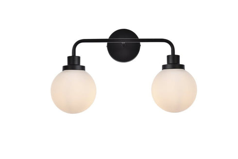 Living District Hanson 2 Light Vanity Model: LD7032W19BK