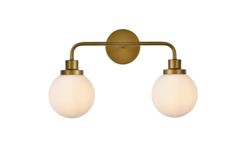 Living District Hanson 2 Light Vanity Model: LD7032W19BK