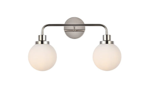 Living District Hanson 2 Light Vanity Model: LD7032W19BK