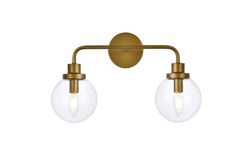 Living District Hanson 2 Light Vanity Model: LD7033W19BR