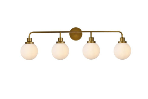 Living District Hanson 4 Light Vanity Model: LD7036W38BK