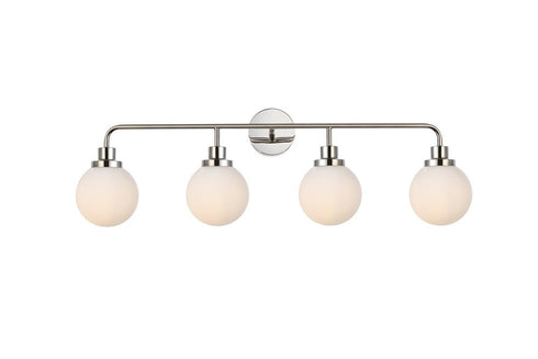 Living District Hanson 4 Light Vanity Model: LD7036W38BK