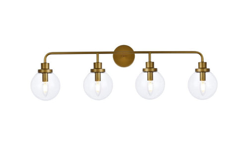 Living District Hanson 4 Light Vanity Model: LD7037W38BK