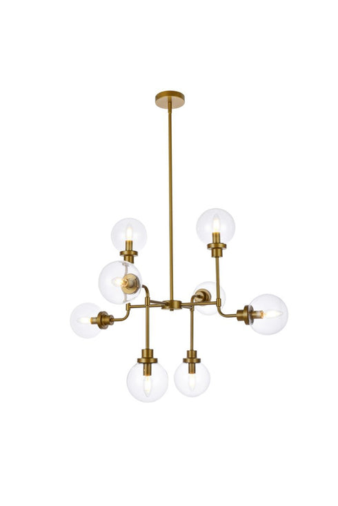 Living District Hanson 8 Light Pendant Model: LD7039D36BK