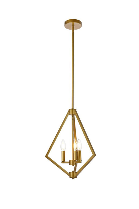 Living District Irina 3 Light Pendant Model: LD7061D14BR