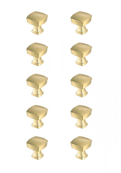 Elegant Decor Irvin 1.3 Inch Matte Black Square Knob Model: KB2022-MB-10PK