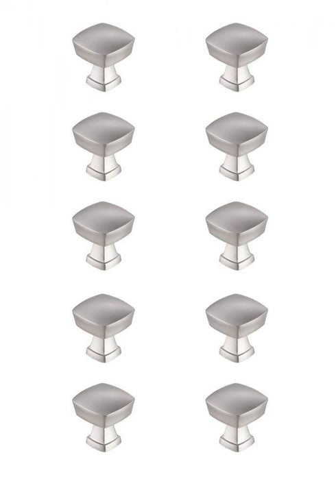 Elegant Decor Irvin 1.3 Inch Matte Black Square Knob Model: KB2022-MB-10PK