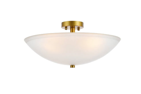 Living District Jeanne 3 Light Flush Mount Model: LD2349BK