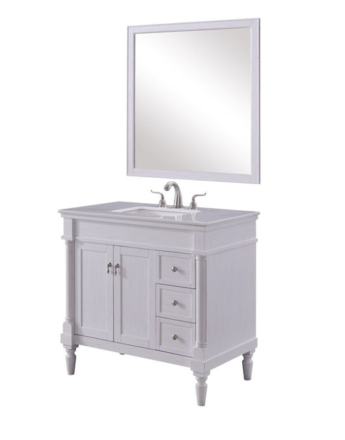 Elegant Decor Lexington 36 Inch Single Bathroom Vanity In Antique Model: VF13036AB