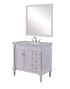 Elegant Decor Lexington 36 Inch Single Bathroom Vanity In Antique Model: VF13036AB