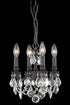 Elegant Lighting Lille 4 Light Pendant Model: 9104D10DB-GT/RC