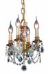 Elegant Lighting Lille 4 Light Pendant Model: 9104D10DB-GT/RC