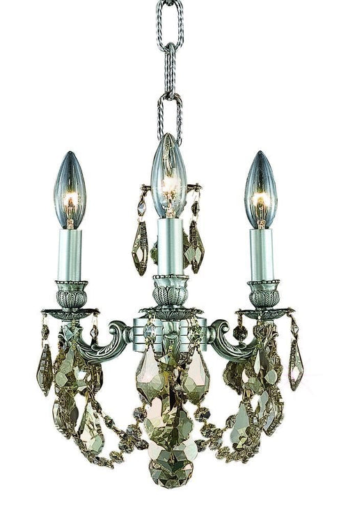 Elegant Lighting Lillie 3 Light Pendant Model: 9103D10FG/RC