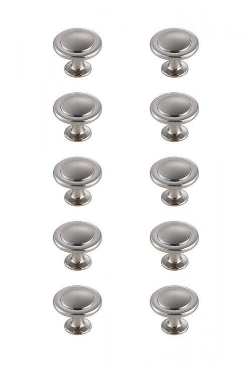 Elegant Decor Logyn 1.3 Inch Diameter Matte Black Mushroom Model: KB2005-MB-10PK