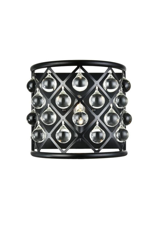 Elegant Lighting Madison 1 Light Sconce Model: 1213W11GI/RC