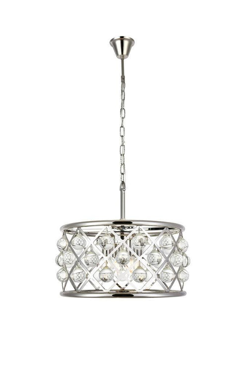 Elegant Lighting Madison 4 Light Pendant Model: 1213D16GI/RC