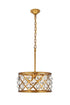 Elegant Lighting Madison 4 Light Pendant Model: 1213D16GI/RC