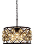 Elegant Lighting Madison 4 Light Pendant Model: 1214D16GI/RC
