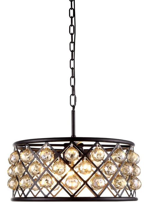Elegant Lighting Madison 5 Light Pendant Model: 1214D20GI/RC
