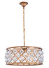 Elegant Lighting Madison 5 Light Pendant Model: 1214D20GI/RC