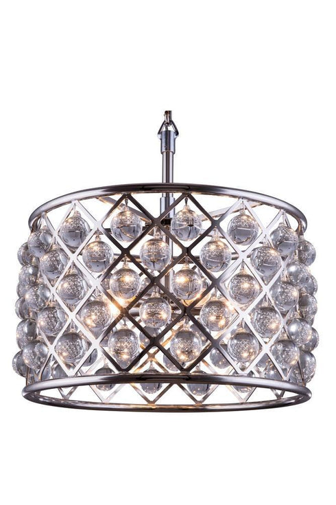 Elegant Lighting Madison 6 Light Pendant Model: 1204D20MB/RC