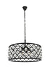 Elegant Lighting Madison 6 Light Pendant Model: 1213D25GI/RC