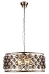 Elegant Lighting Madison 6 Light Pendant Model: 1214D25GI/RC