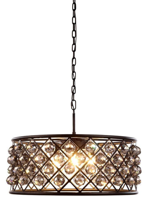 Elegant Lighting Madison 6 Light Pendant Model: 1214D25GI/RC