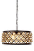 Elegant Lighting Madison 6 Light Pendant Model: 1214D25GI/RC