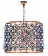 Elegant Lighting Madison 8 Light Pendant Model: 1206D27MB/RC